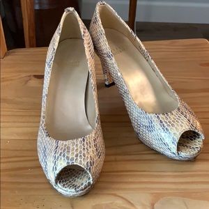 Stuart Weitzman Peep Toe Heel